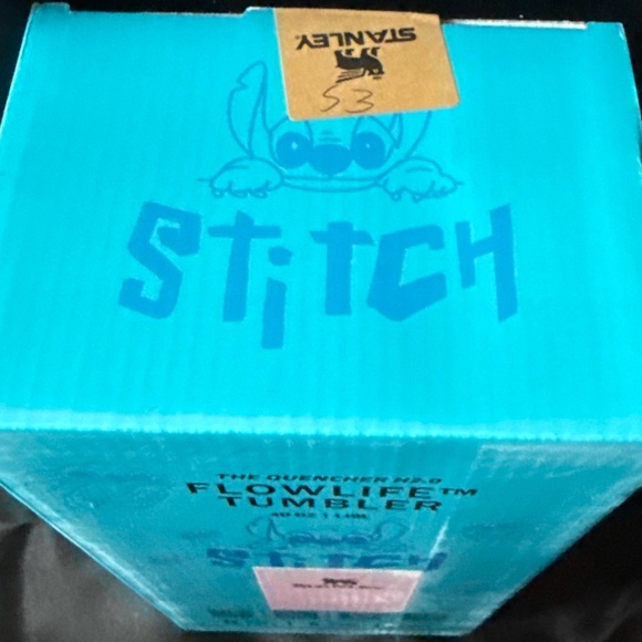 New Stitch Engraved Custom Stanley Pink with Straw and Special Box Tumbler - Picture 9 of 10